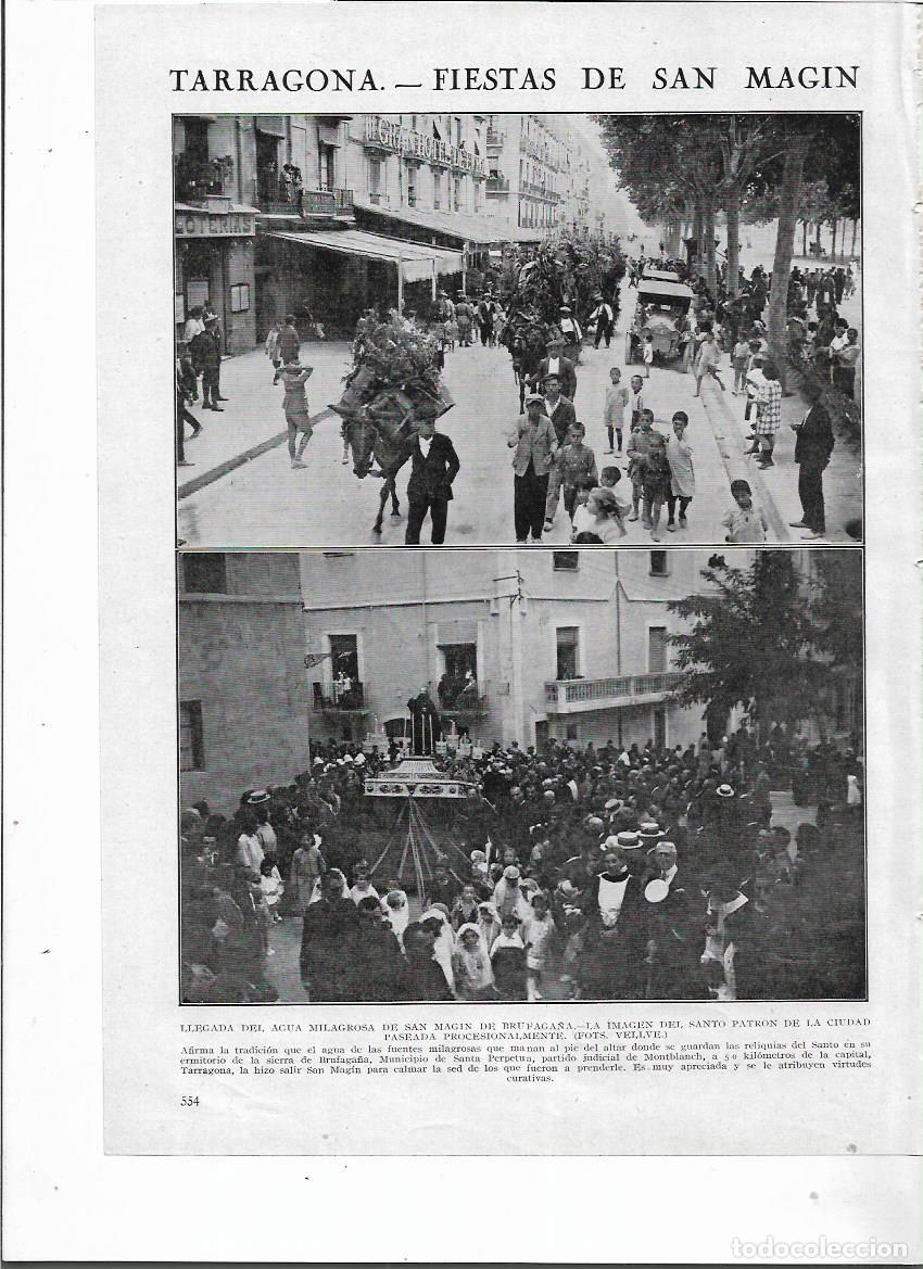 Collezionismo: 1924 RECORTE PRENSA TARRAGONA FIESTA DE SANT MAGI LLEGADA AGUA MILAGROSA PROCESION