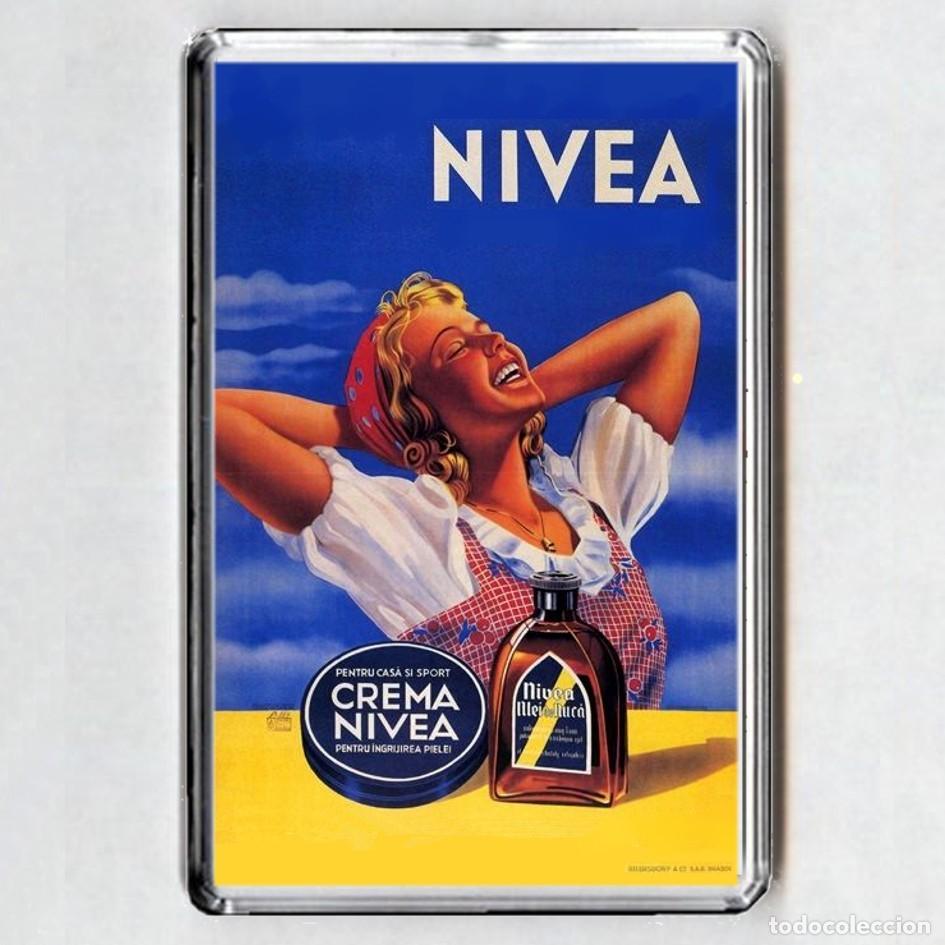 Coleccionismo: IMAN acr&iacute;lico NEVERA - NIVEA - Foto 1