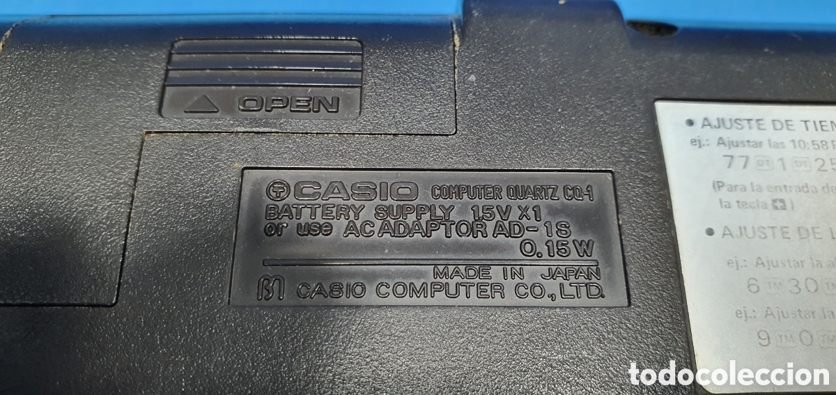 Coleccionismo: CALCULADORA CASIO COMPUTER QUARTZ CQ 1. NO FUNCIONA - Foto 6