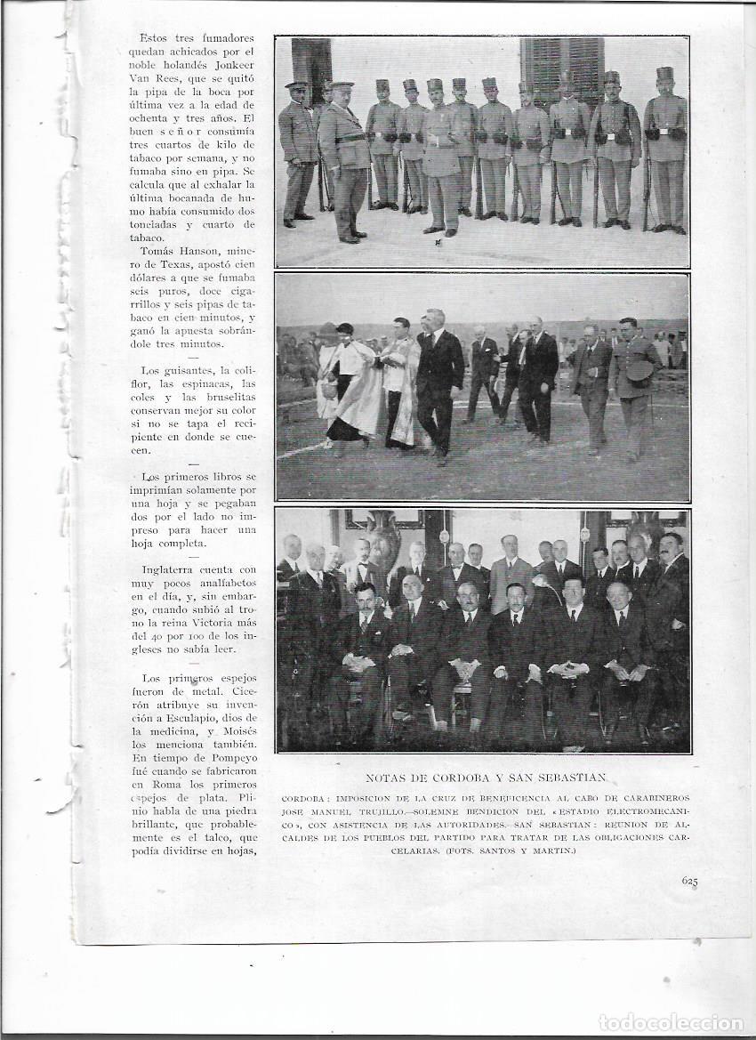 Coleccionismo: A&Ntilde;O 1924 RECORTE PRENS CORDOBA IMPOSICION CRUZ DE BENEFICENCIA JOSE MANUEL TRUJILLO CABO CARABINEROS