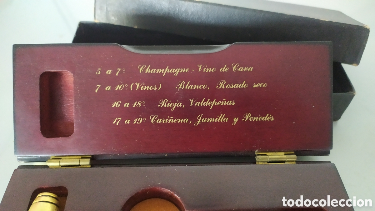 Coleccionismo: Term&oacute;metro para vinos vino - Foto 3