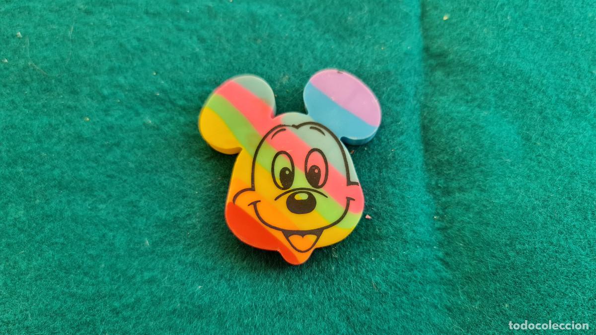 Coleccionismo: GOMA DE BORRAR MICKEY MOUSE ARCOIRIS (PARA BORRAR O COLECCION)