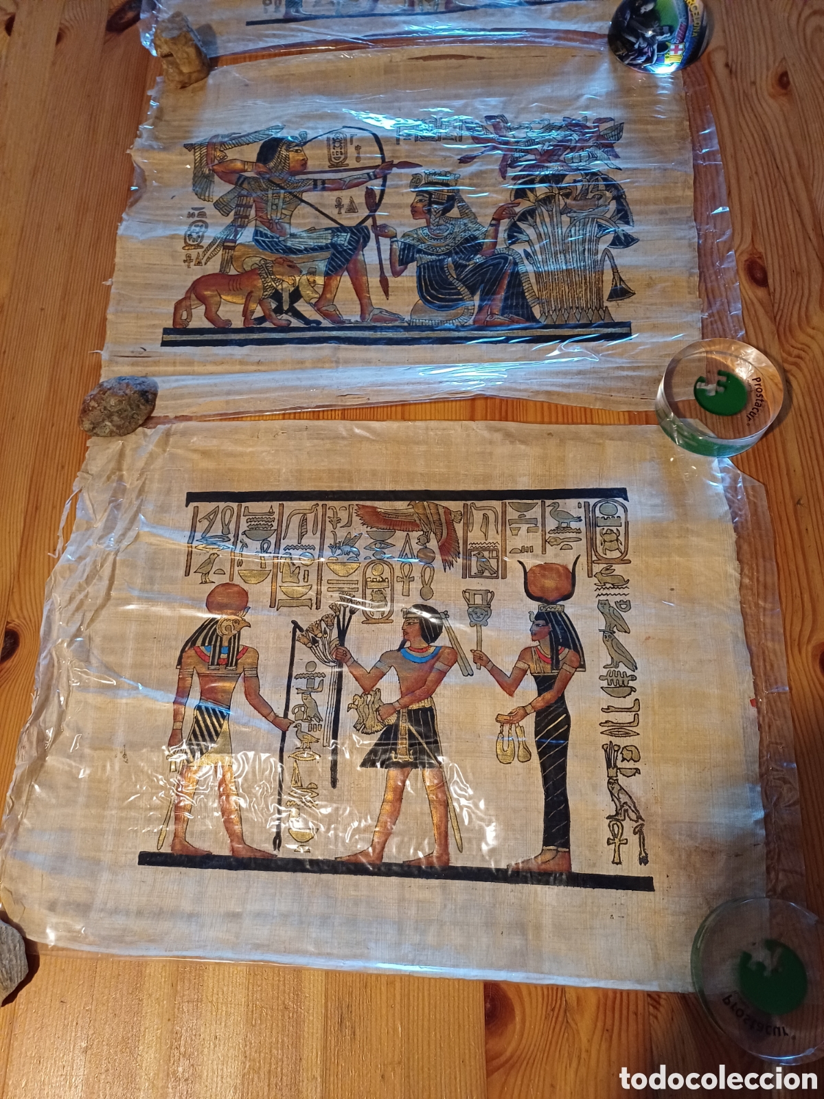 Coleccionismo: 3 pergaminos Egipto dioses egipcios