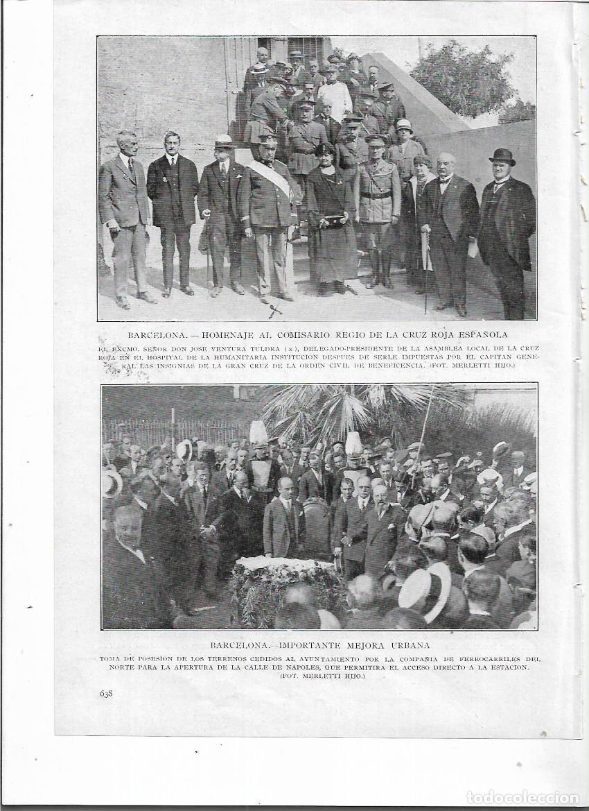 Coleccionismo: A&Ntilde;O 1924 RECORTE PRENSA BARCELONA HOMENAJE COMISARIO REGIO CRUZ ROJA ESPA&Ntilde;OLA JOSE VENTURA TULDRA