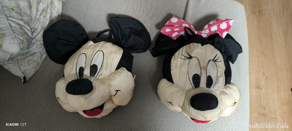 Coleccionismo: PAREJA DE COJINES MICKEY Y MINNIE MOUSE