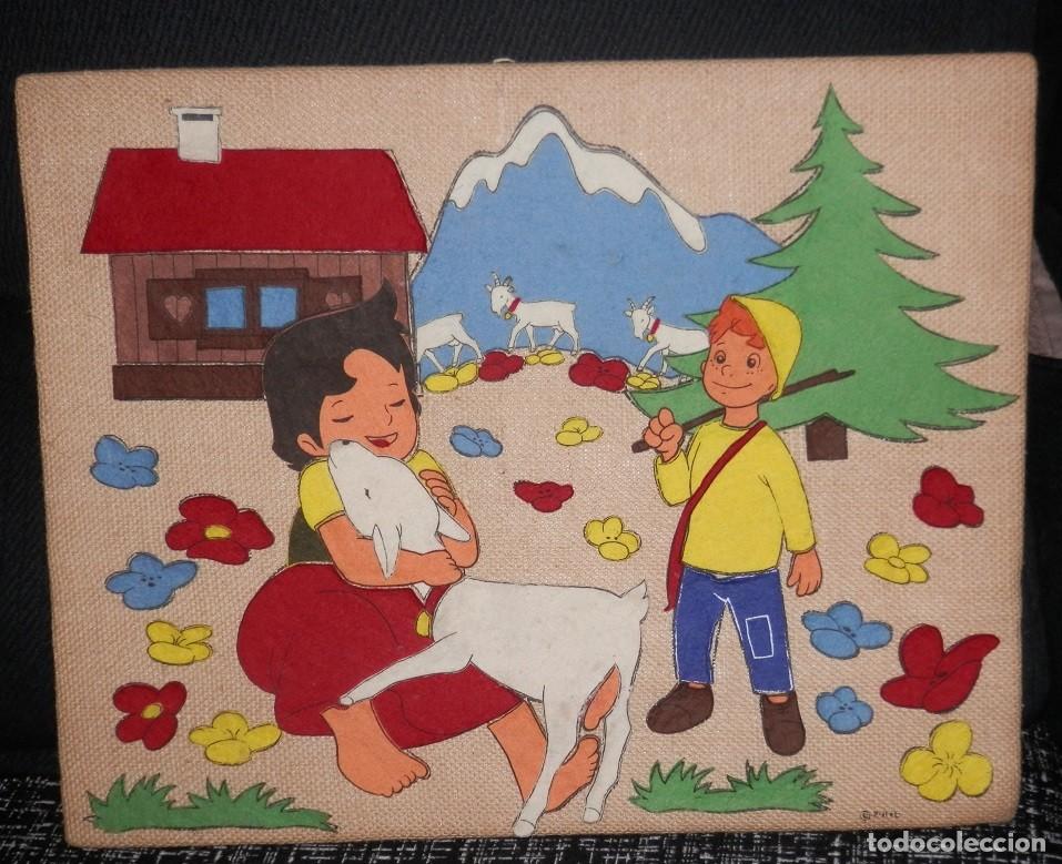Coleccionismo: CARTEL DE LA SERIE HEIDI DE LOS A&Ntilde;OS 70 DE LA MARCA ZUYO