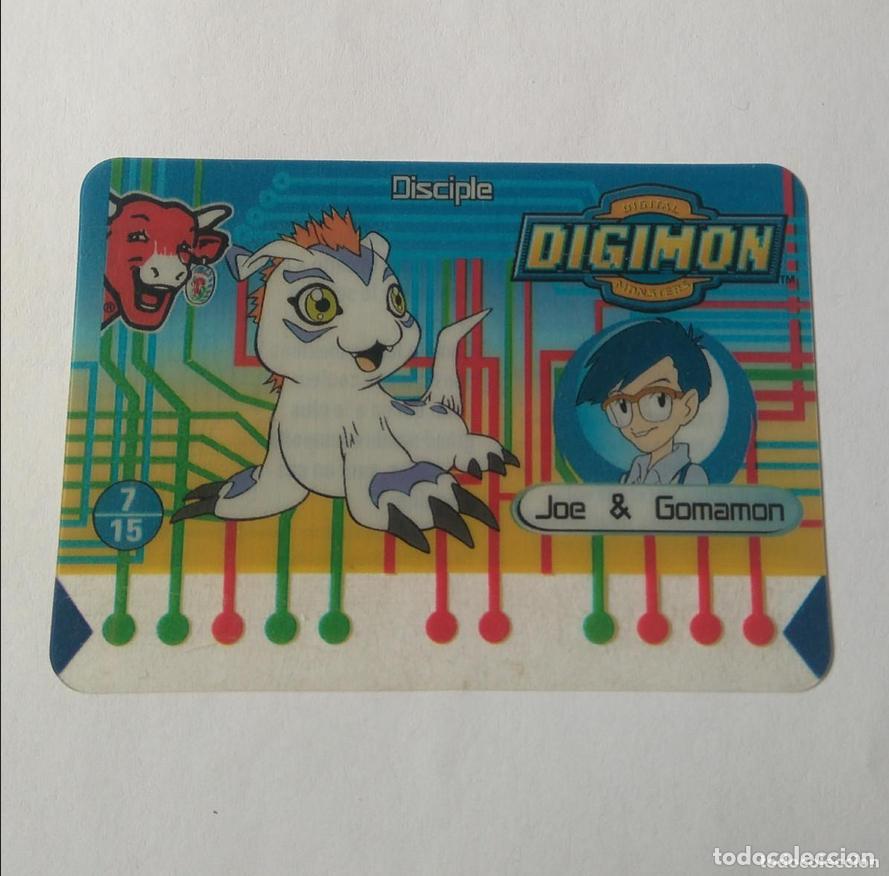 Coleccionismo: digimon joe gomamon vaca que rie promocional tarjeta card quesitos queso