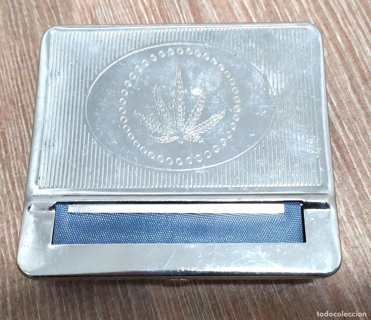 Coleccionismo: M&aacute;quina de liar tabaco y pitillera - Foto 4