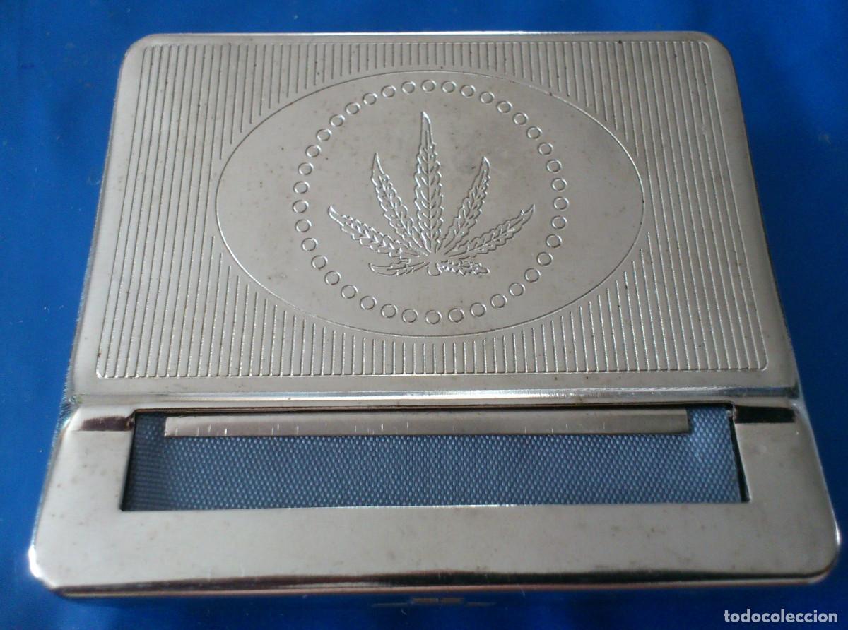 Coleccionismo: M&aacute;quina de liar tabaco y pitillera - Foto 7