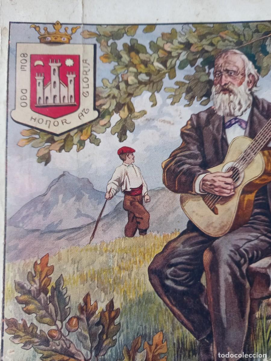 Coleccionismo: Programa de festejos del Centro Vasco de M&eacute;xico, 1918. Portada de Echena? - Foto 3