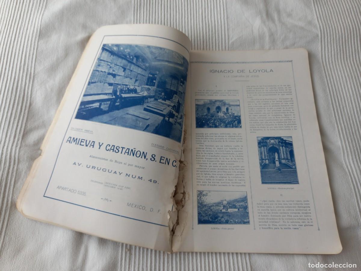 Coleccionismo: Programa de festejos del Centro Vasco de M&eacute;xico, 1918. Portada de Echena? - Foto 7