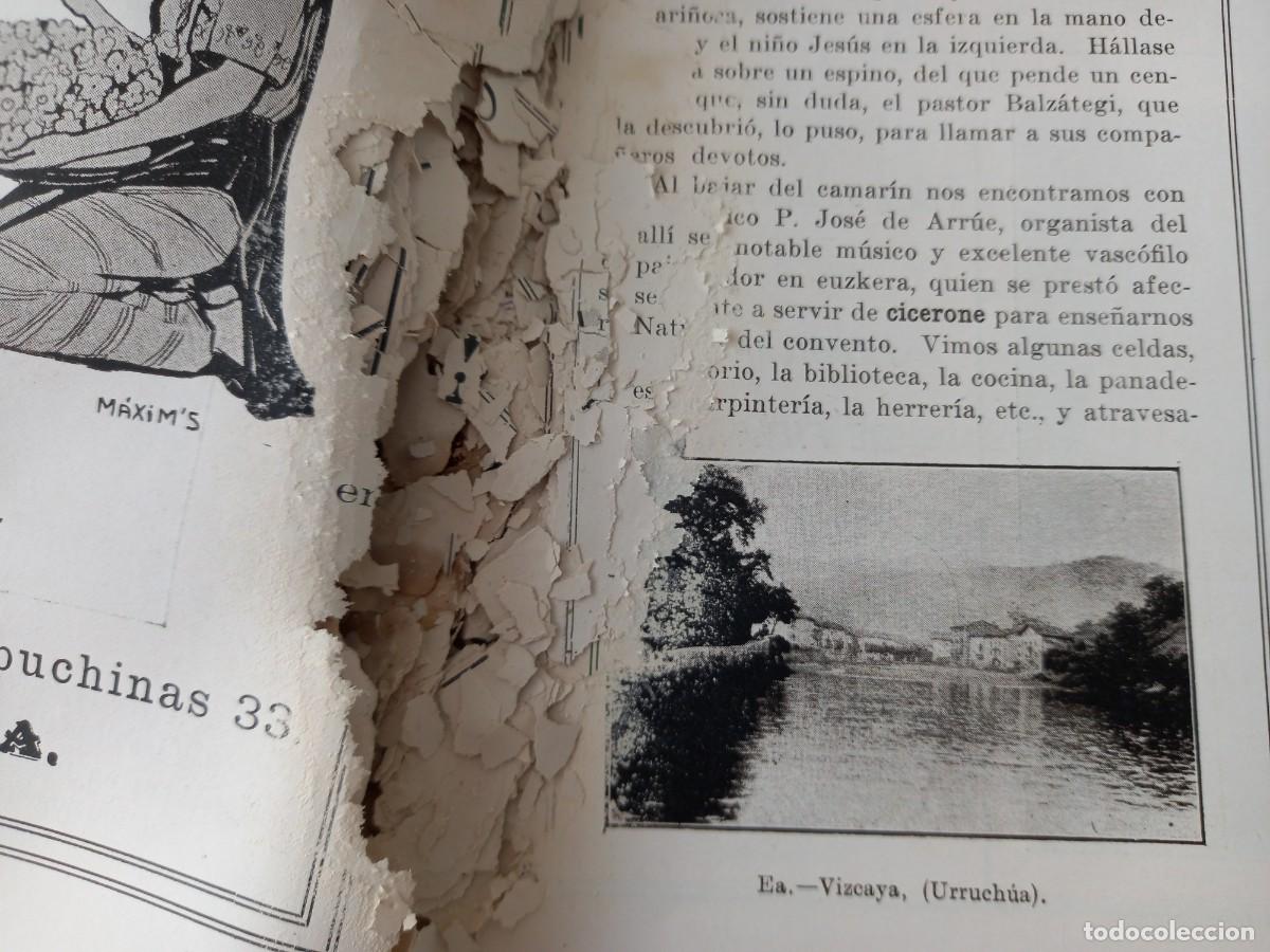 Coleccionismo: Programa de festejos del Centro Vasco de M&eacute;xico, 1918. Portada de Echena? - Foto 9
