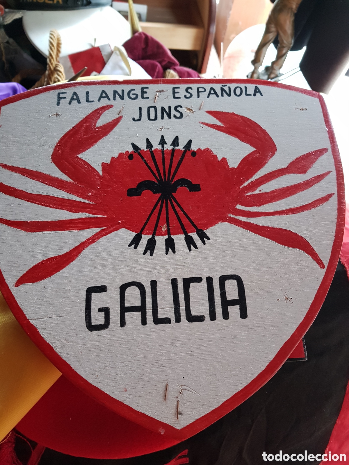 Collezionismo: METOPA DE LA FALANGE DE GALICIA GUERRA CIVIL RECREACI&Oacute;N REPLICA