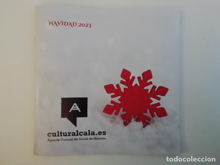 Coleccionismo: Folleto Programaci&oacute;n Cultural Ayuntamiento Alcal&aacute; de Henares Navidad 2023 2024 M&uacute;sica Teatro