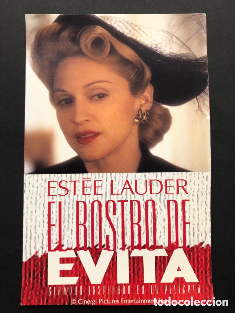 Coleccionismo: Publicidad estee lauder Evita Madonna