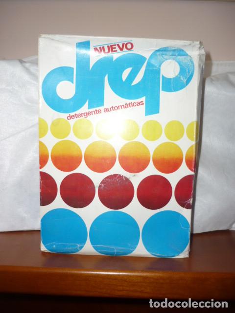 Coleccionismo: CAJA JABON, DETERGENTE AUTOMATICAS *DREP* - SIN ABRIR , A&Ntilde;OS 70 - (23X16X6 CM)