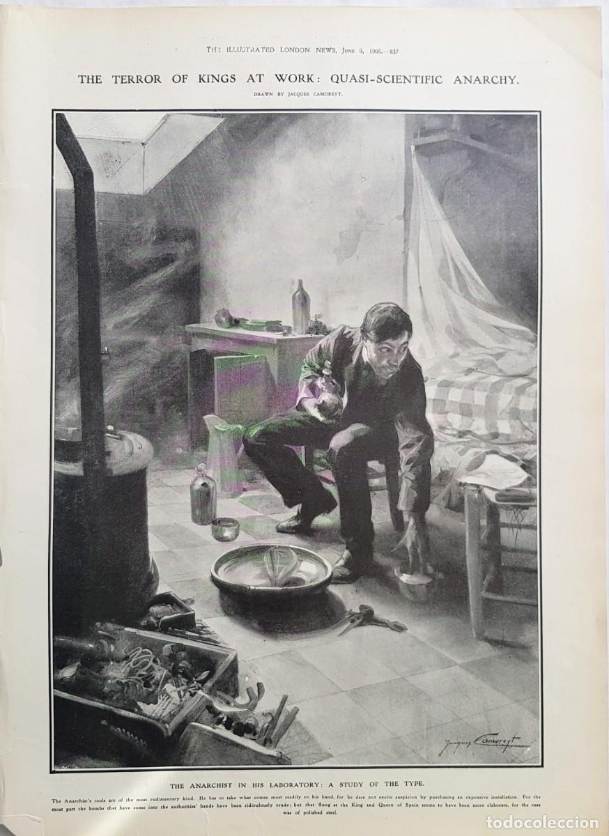 Colecionismo: THE TERROR OF KINGS AT WORK: QUASI - SCIENTIFIC ANARCHY. (El atentando a los Reyes de Espa&ntilde;a) 1906