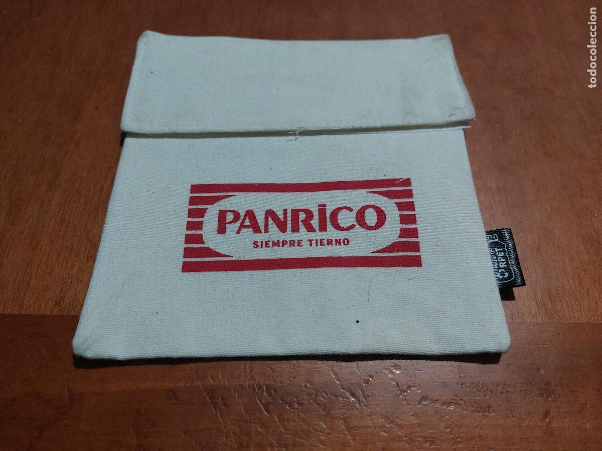 Colecionismo: BOLSA PANRICO. SIEMPRE TIERNO. PARA LLEVAR SANWICH. DE TELA. BUEN ESTADO. DIFICIL. B-4