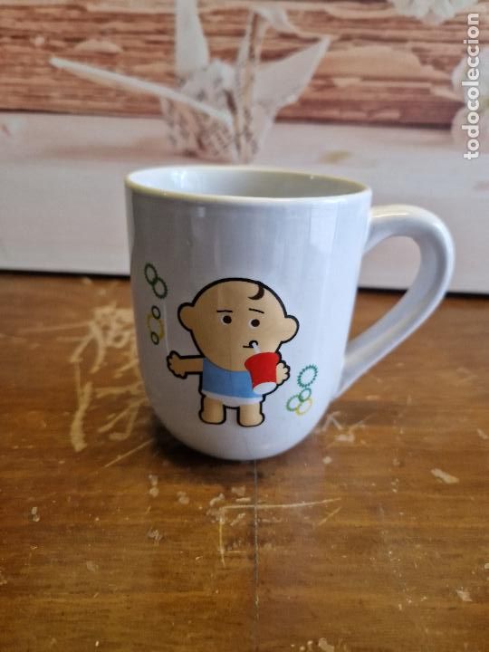 Collectionnisme: BONITA TAZA DE CERAMICA. BEB&Eacute;. &Oslash; 8CM, ALTO 10 CM