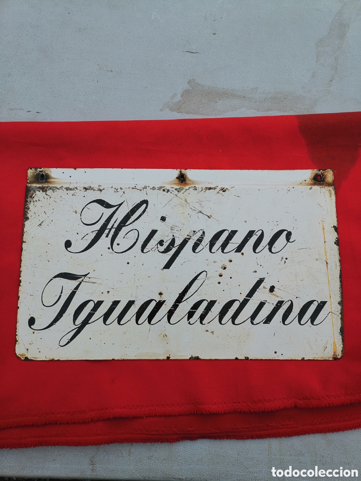 Coleccionismo: Cartel hispano igualadina - Foto 2