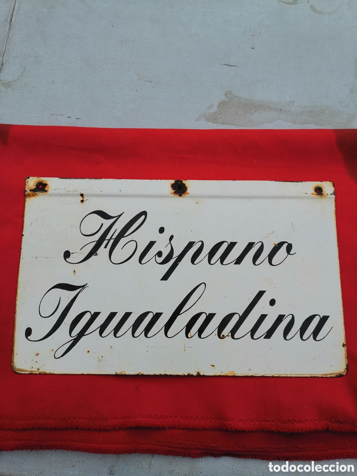 Coleccionismo: Cartel hispano igualadina - Foto 1