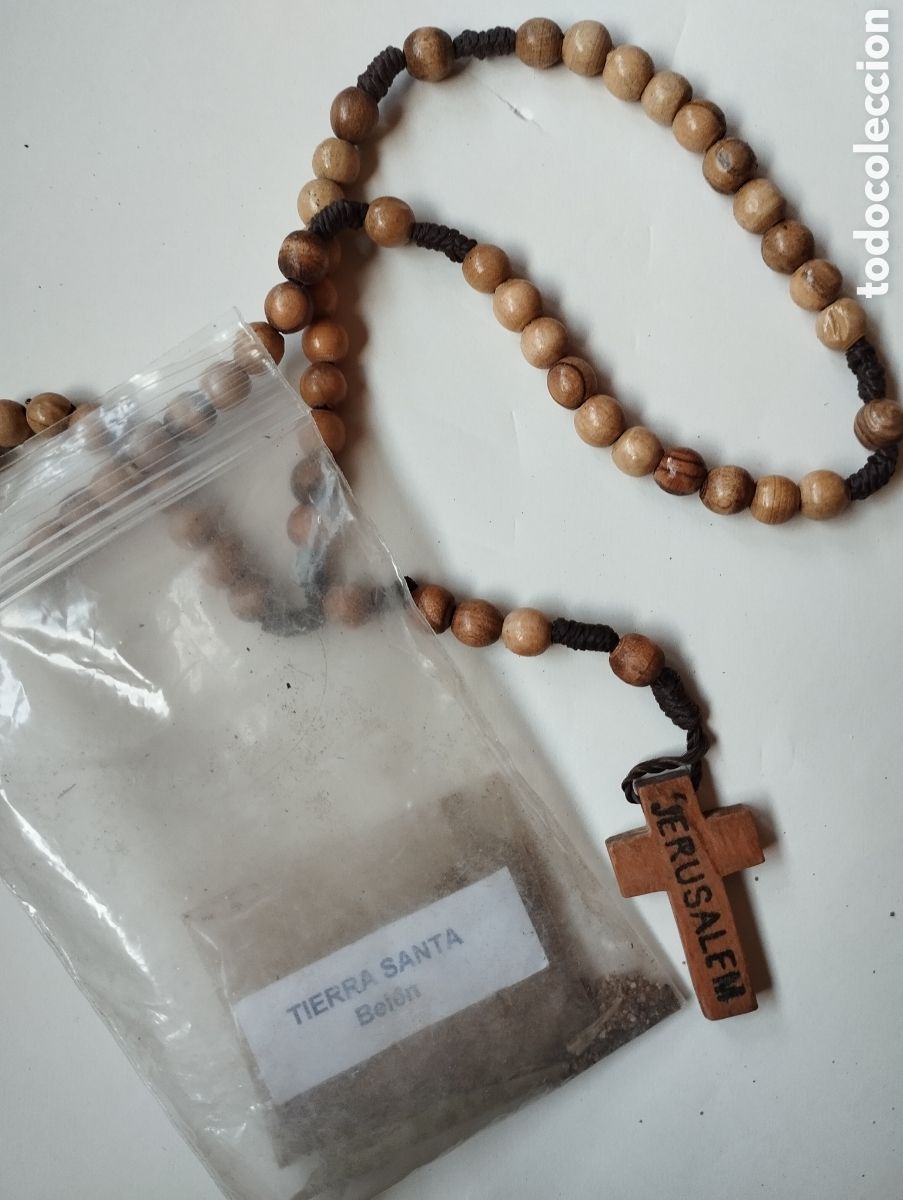 Coleccionismo: Rosario de Jerusal&eacute;n - Foto 1