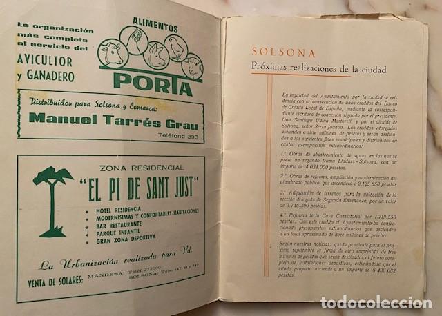 Coleccionismo: PROGRAMA FESTA MAJOR DE SOLSONA 1970 - Foto 4