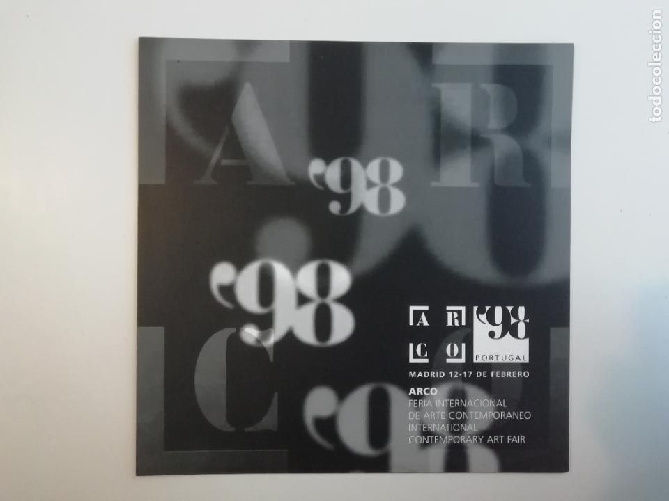 Coleccionismo: Folleto ARCO 98 Feria Internacional Arte Contempor&aacute;neo IFEMA Madrid Pa&iacute;s invitado Portugal 1998