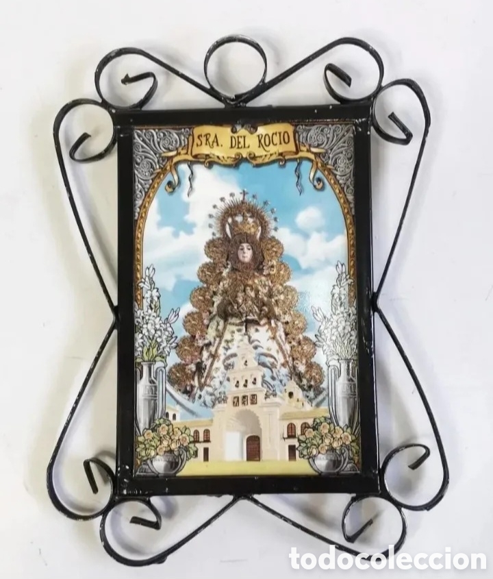 Coleccionismo: Azulejo marco de forja - Foto 1