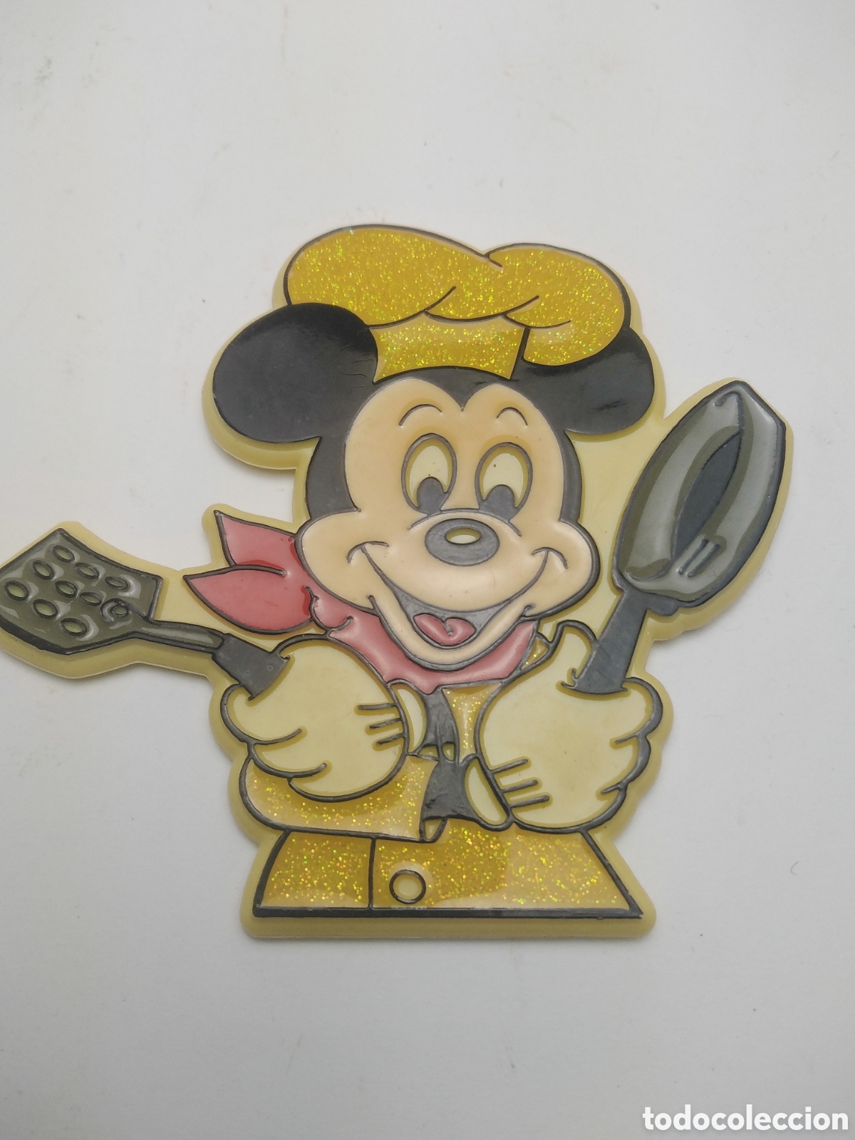 Coleccionismo: Im&aacute;n de nevera Mickey Mouse, 1984 - Foto 1