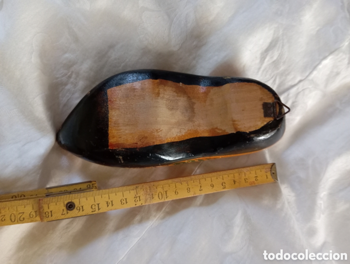 Coleccionismo: Zueco holand&eacute;s con el cepillo - Foto 3