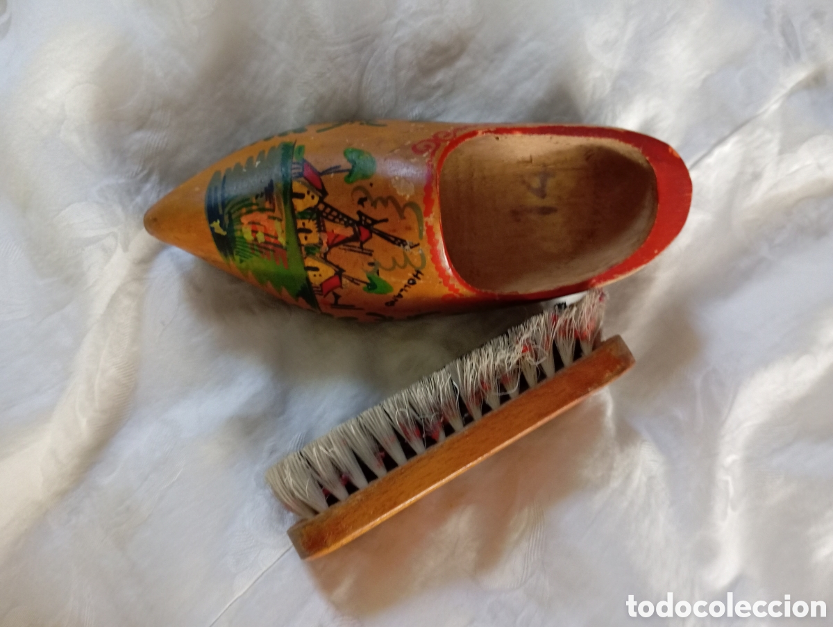Coleccionismo: Zueco holand&eacute;s con el cepillo - Foto 5
