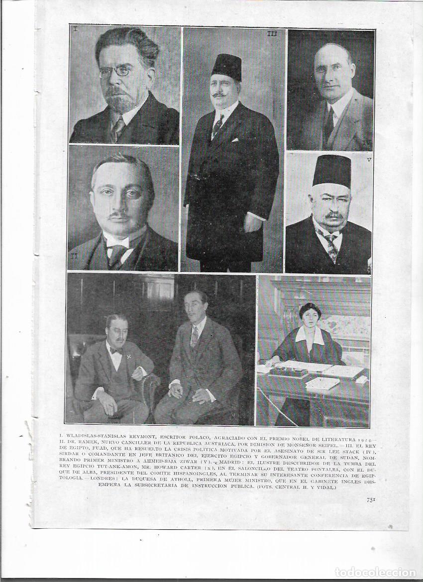 Coleccionismo: A&Ntilde;O 1924 RECORTE PRENSA LONDRES DUQUESA DE ATHOLL PRIMERA MUJER MINISTRO INSTRUCCION PUBLICA