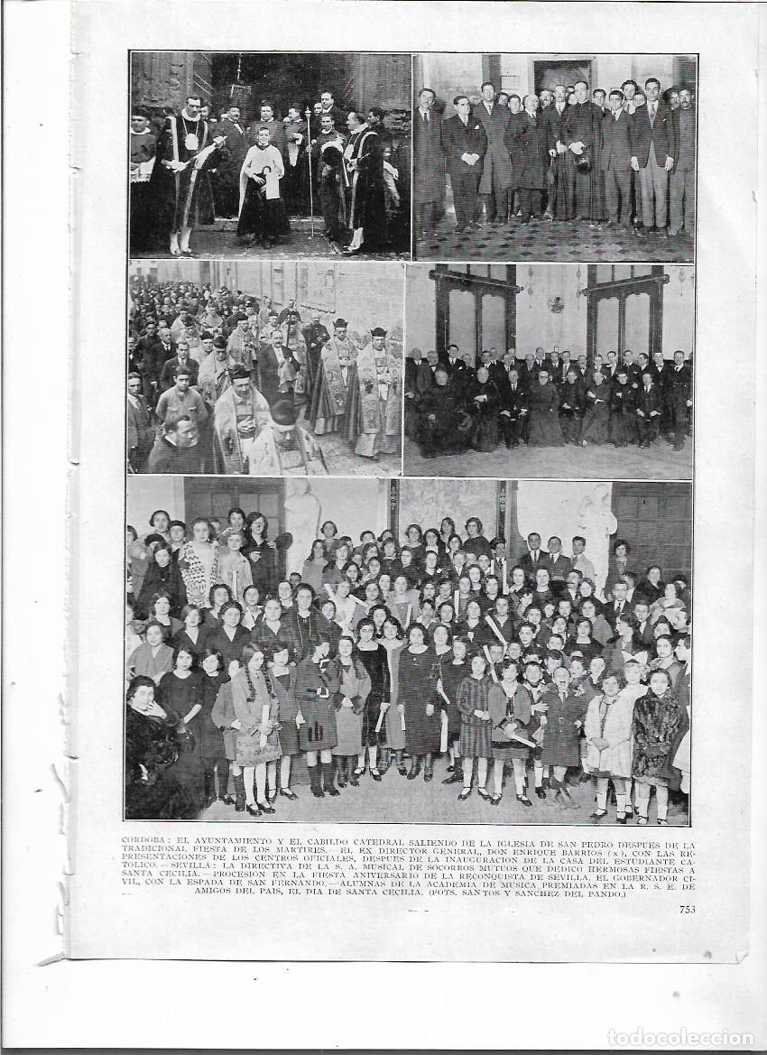 Coleccionismo: A&Ntilde;O 1924 RECORTE PRENSA CORDOBA FIESTA DE LOS MARTIRES INAUGURACION CASA DEL ESTUDIANTE CATOLICO