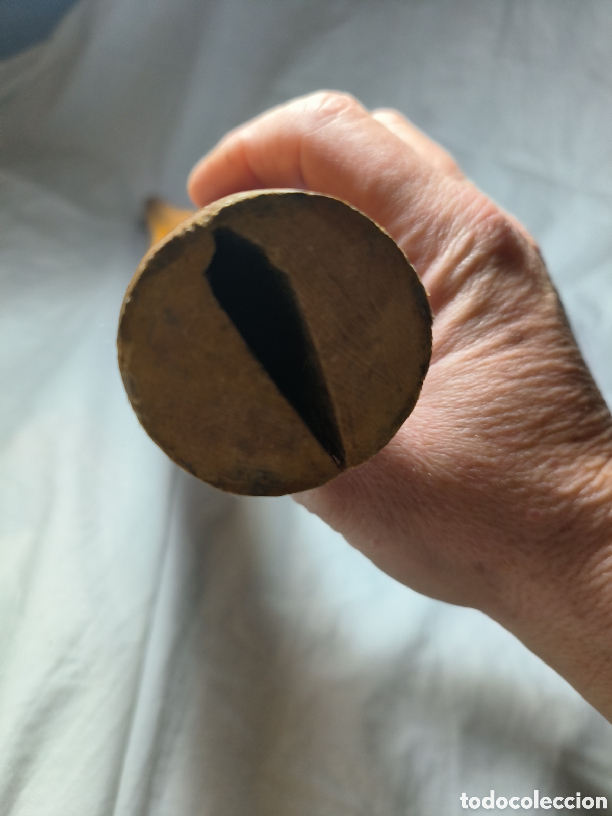 Coleccionismo: Funda para espada madera tallada - Foto 8