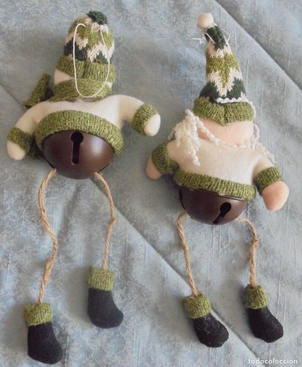 Coleccionismo: DOS MU&Ntilde;ECOS, 28 CM ALTO. DECORACI&Oacute;N - Foto 5