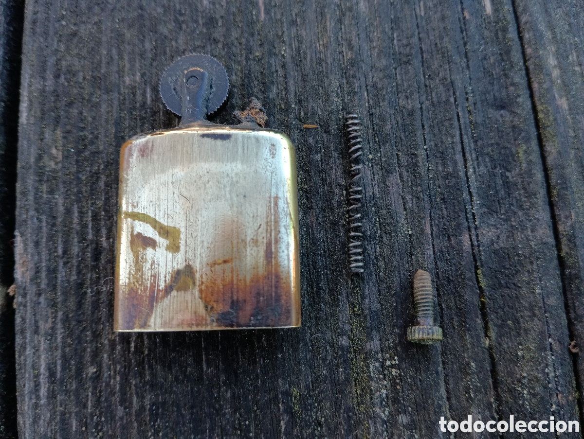 Coleccionismo: ANTIGUO MECHERO ENCENDEDOR EN LATON. - Foto 12