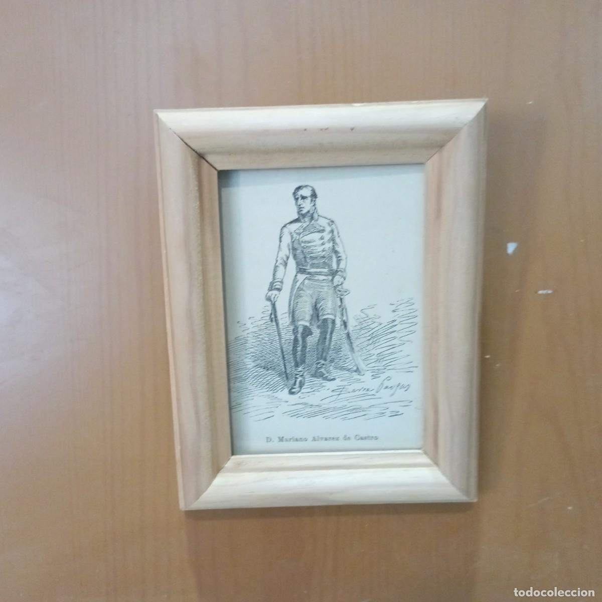 Coleccionismo: cuadro antiguo grabado - Foto 1