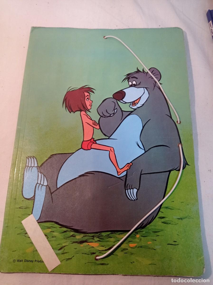 Coleccionismo: Carpeta Disney libro de la selva Little Golden Book Walt Disney Movie Boy Animal Story