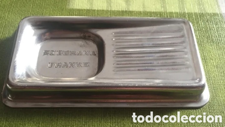 Coleccionismo: Fregadero acero cenicero - Foto 3