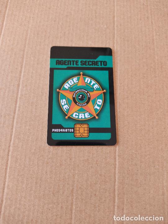Coleccionismo: TARJETA AGENTE SECRETO ACADEMIA DE ESPIAS IDENTIFICACION PERSONAL PUBLICIDAD PHOSKITOS