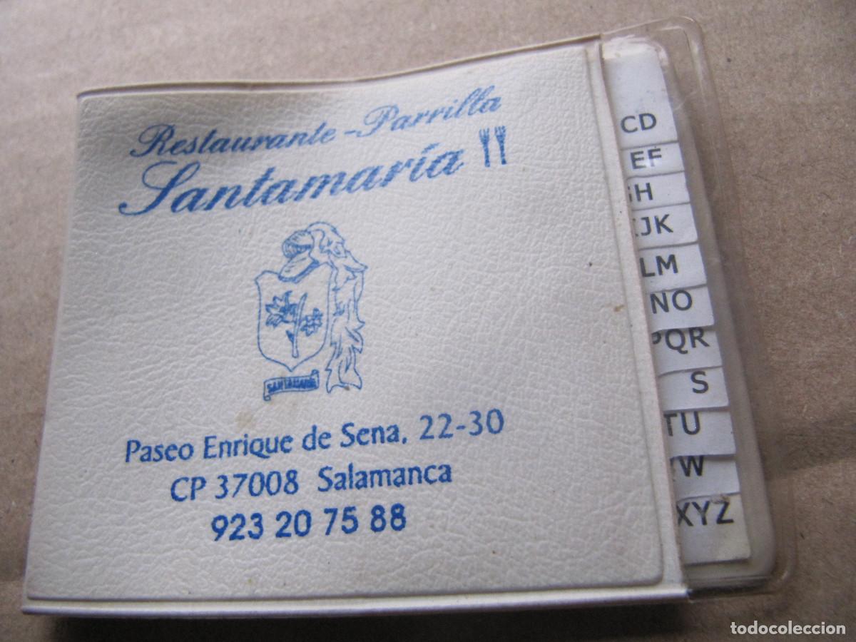 Coleccionismo: RESTAURANTE PARRILLA SANTA MARIA SALAMANCA GUIA TELEFONICA