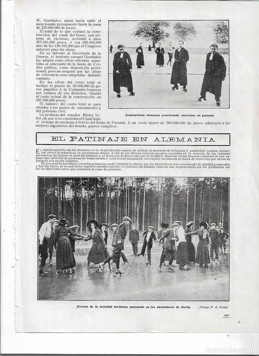 Sammelleidenschaft Papier: A&Ntilde;O 1910 RECORTE PRENSA EL PATINAJE SOBRE HIELO EN ALEMANIA BERLIN