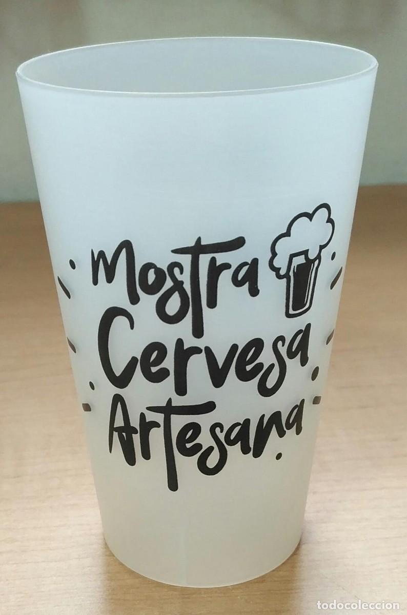 Colecionismo: Vaso pl&aacute;stico duro - Mostra Cervesa Artesana - Lleida - 7cm x 12cm