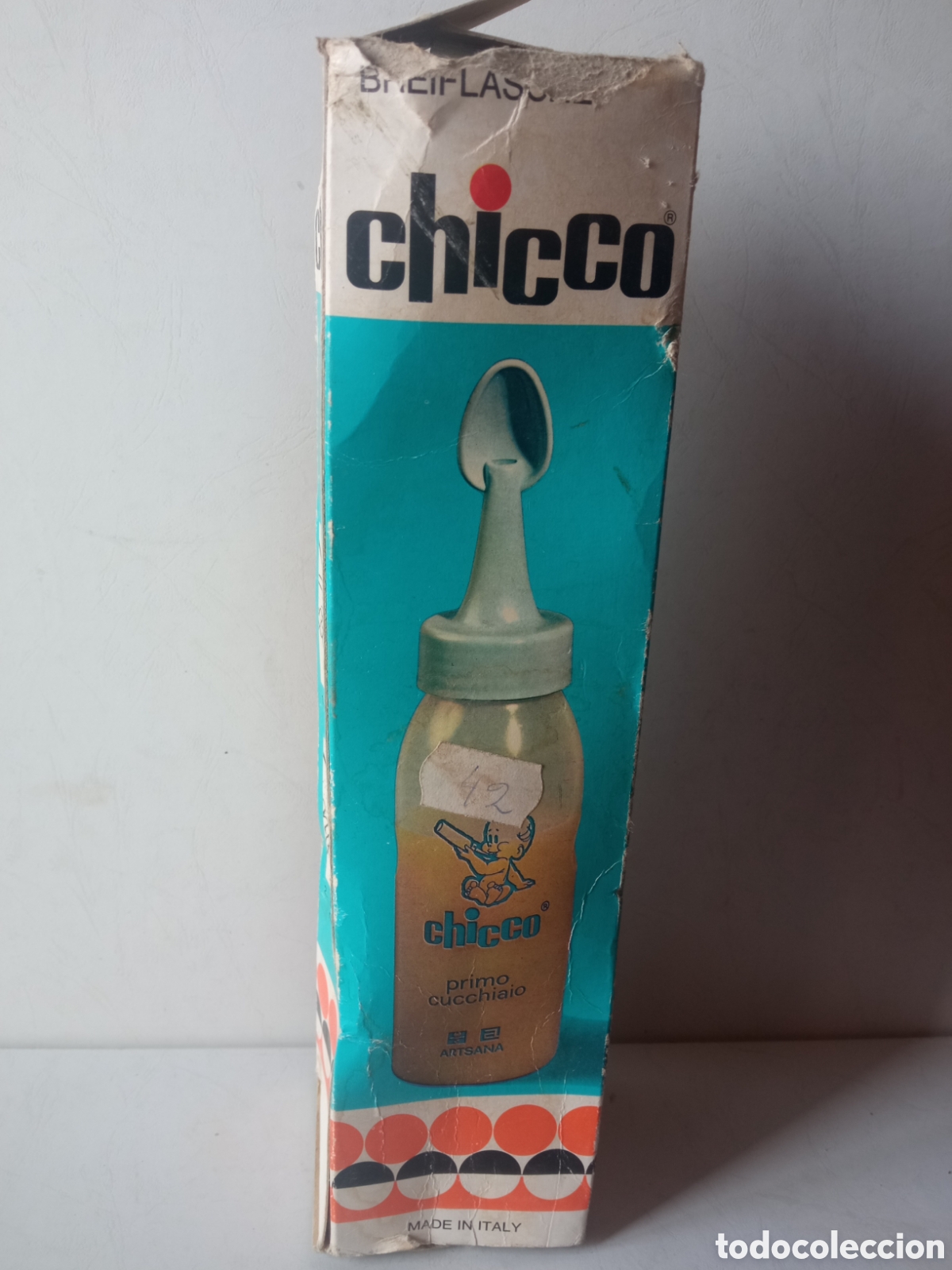Coleccionismo: Biber&oacute;n primera cuchara chicco - Foto 7