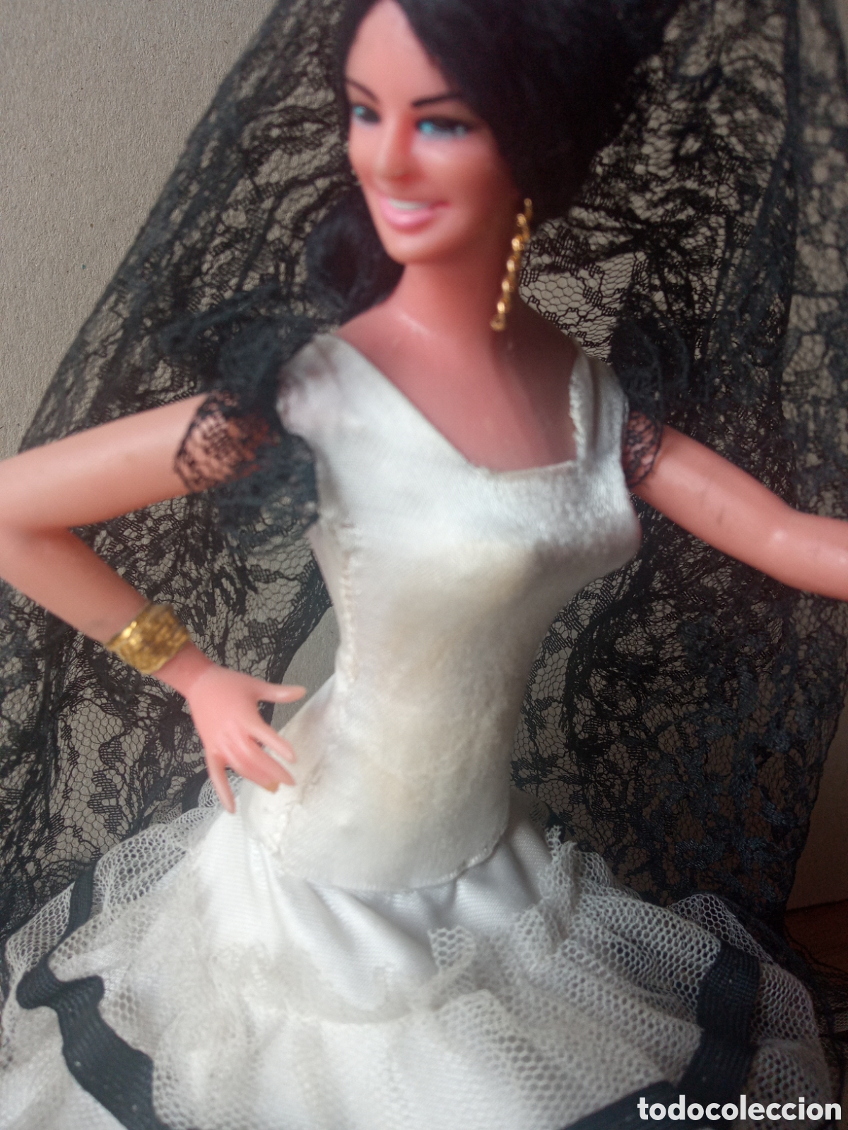 Coleccionismo: Mu&ntilde;eca gitana Marin de Chiclana - Foto 2