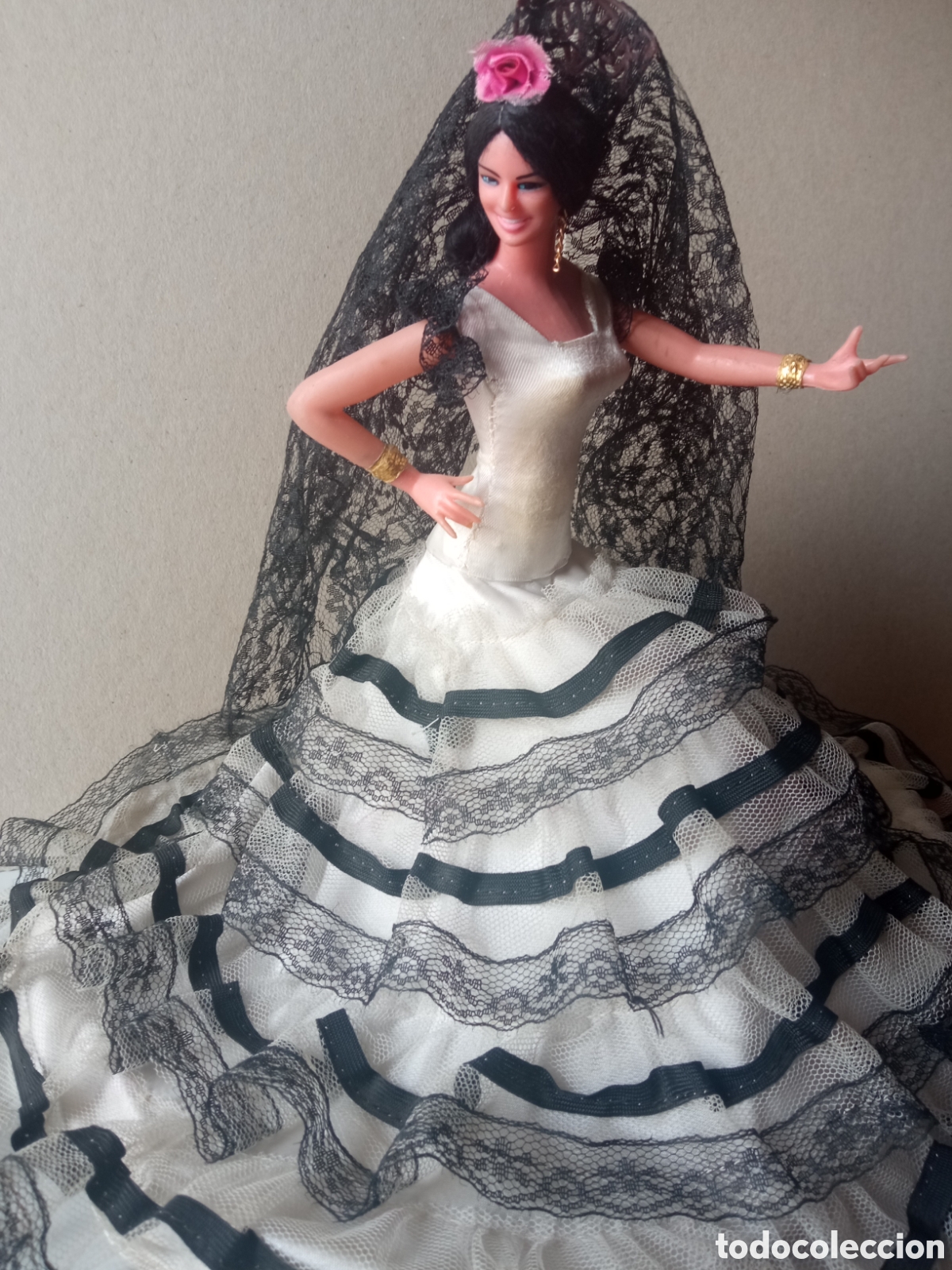 Coleccionismo: Mu&ntilde;eca gitana Marin de Chiclana - Foto 1