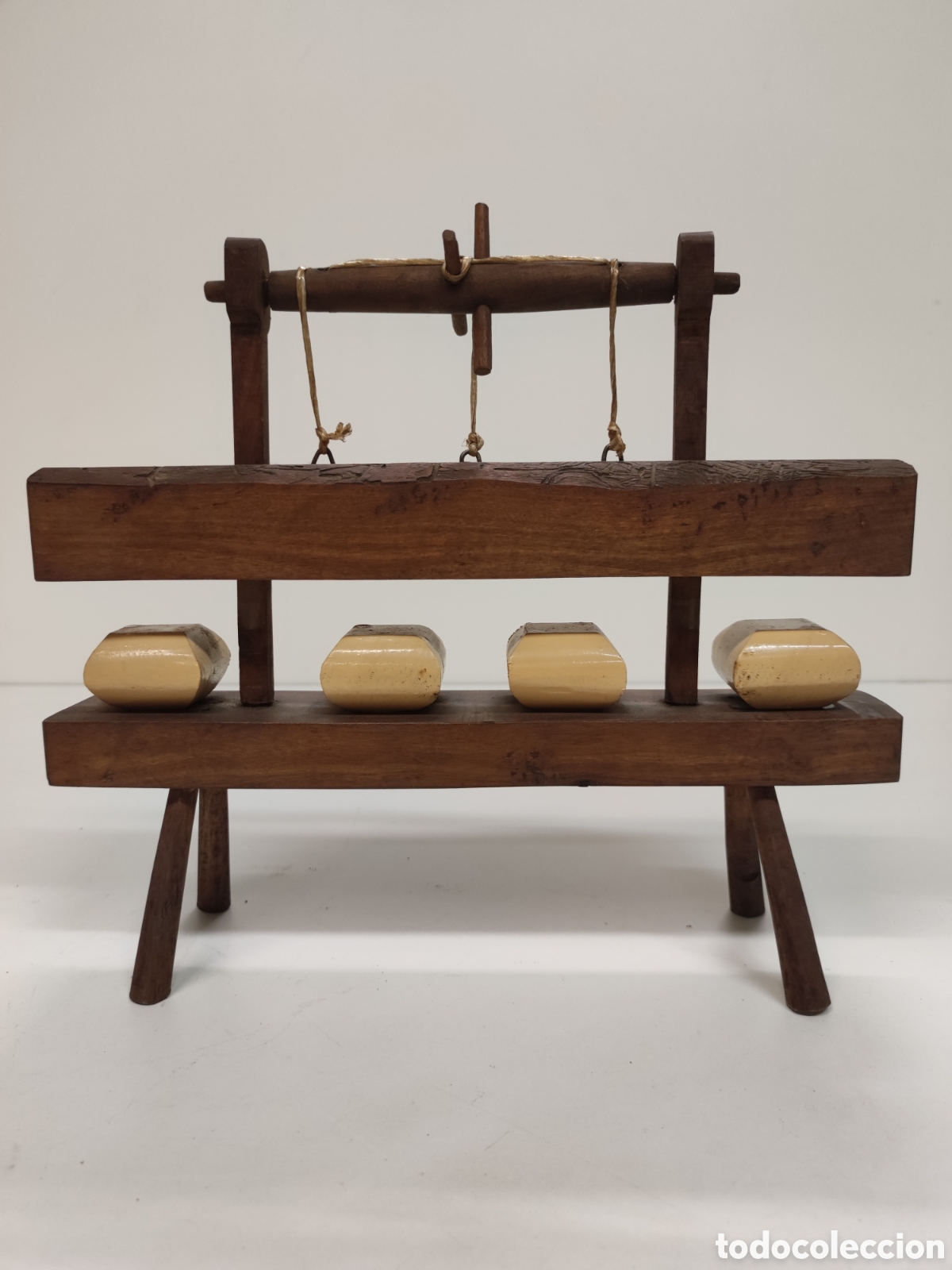 Coleccionismo: Maqueta prensa de quesos - Foto 3
