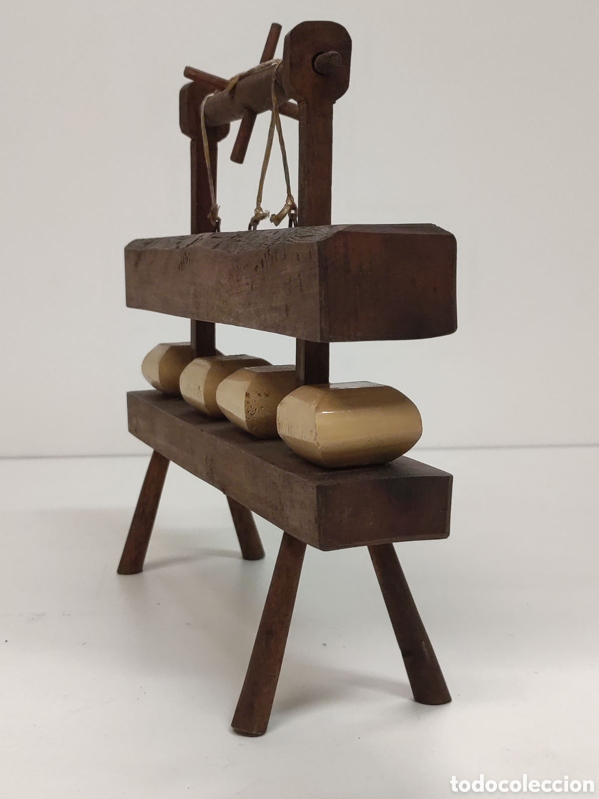 Coleccionismo: Maqueta prensa de quesos - Foto 4