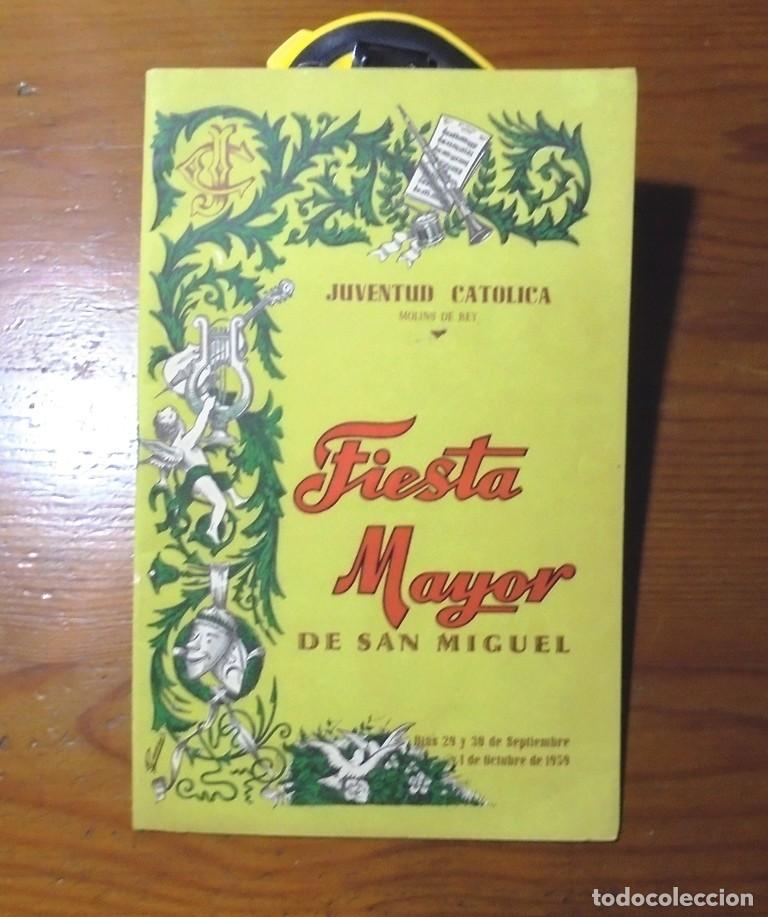 Coleccionismo: Fiesta Mayor de San Miguel 1959 Molins de Rei Juventud Cat&oacute;lica